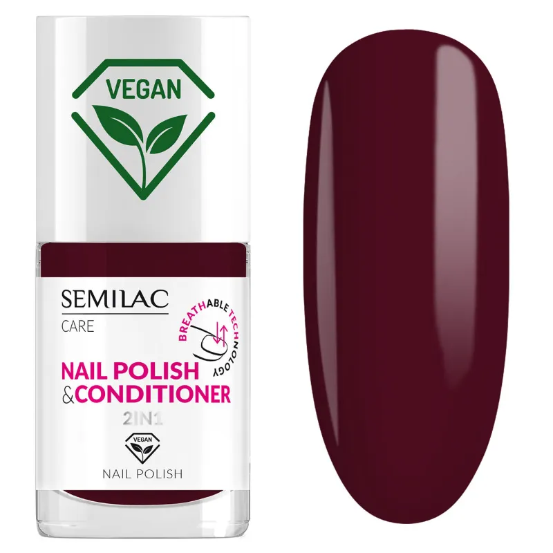 SEMILAC USA breathable nail varnish polish bottle