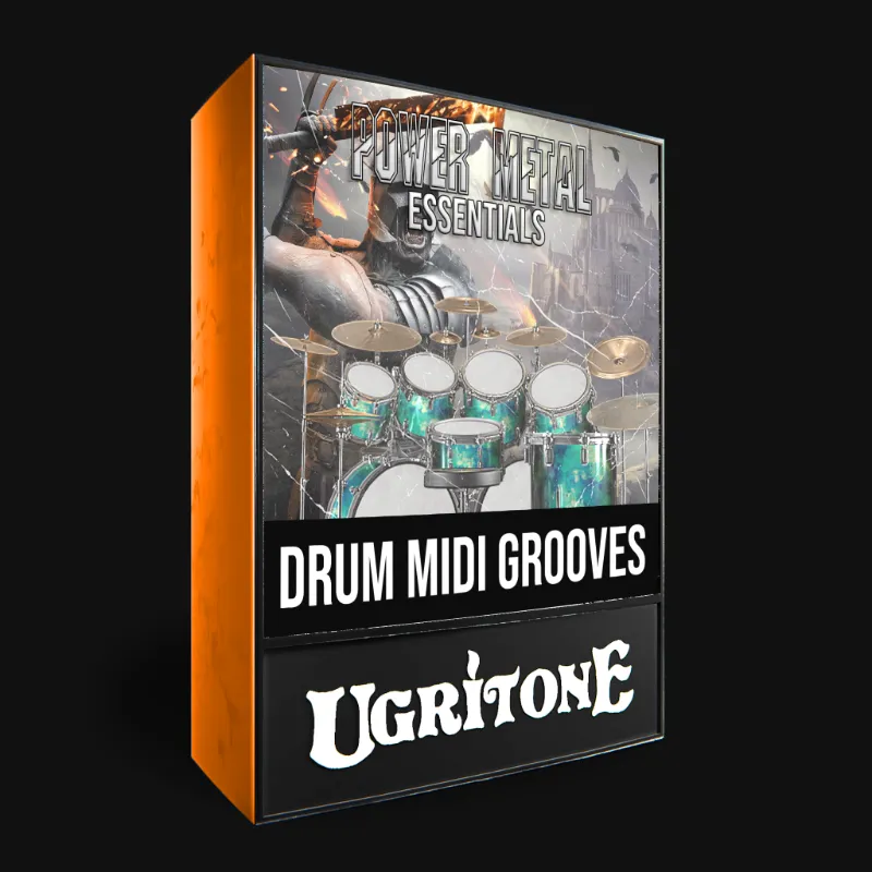Ugritone metal guitar lead midi pack