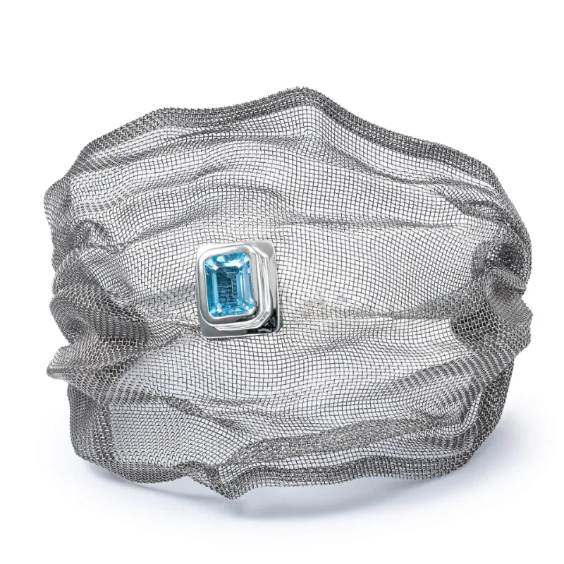 GERMAN KABIRSKI blue topaz jewelry collection
