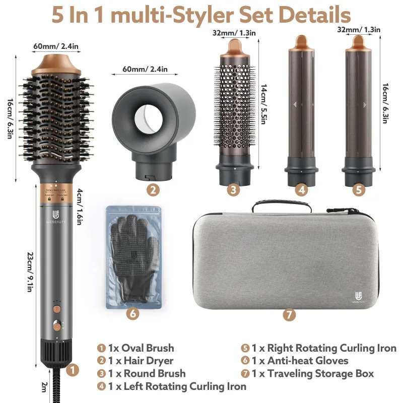 Webeauty 5 in 1 hair treatment styling tool