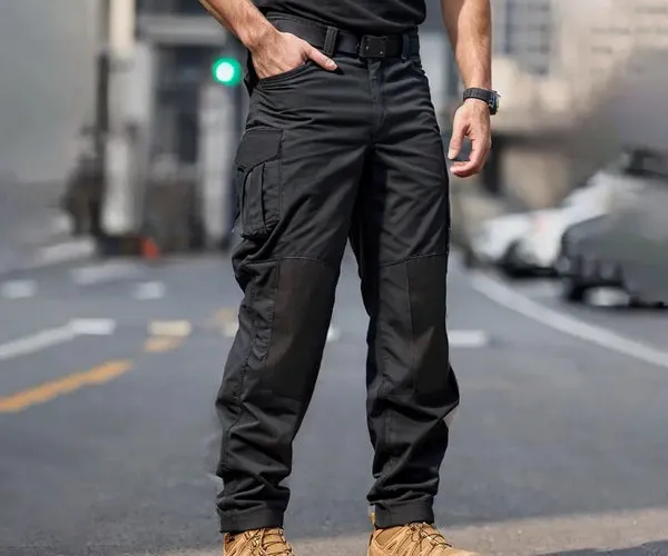 Falour waterproof cargo trousers with durable water-resistant finish and pocket storage