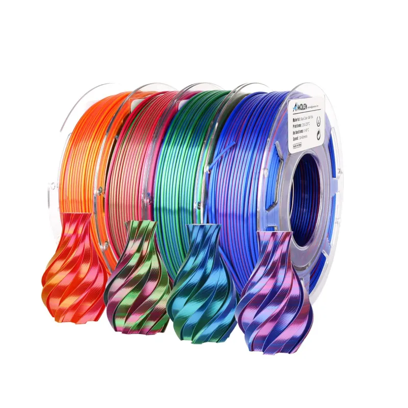 Amolen 3D printer filament spools in multiple colors
