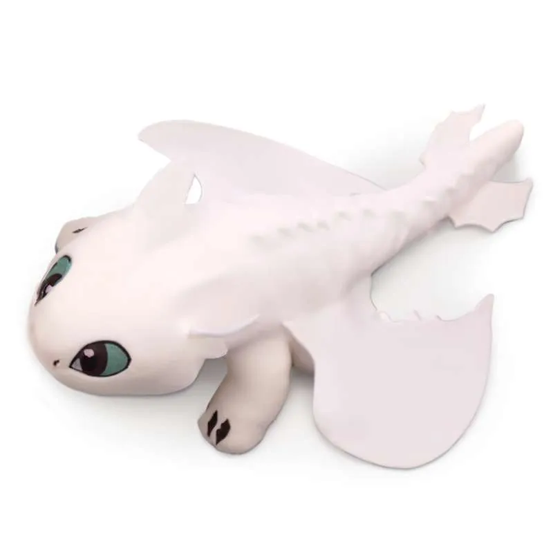 Dragon Vibe Light Fury dragon plush from How to Train Your Dragon