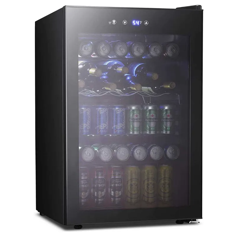 Kismile mini beverage fridge