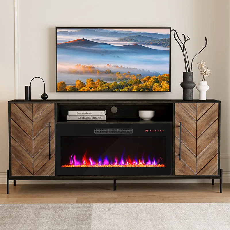 Belleze tv stand for 75 inch tv with storage