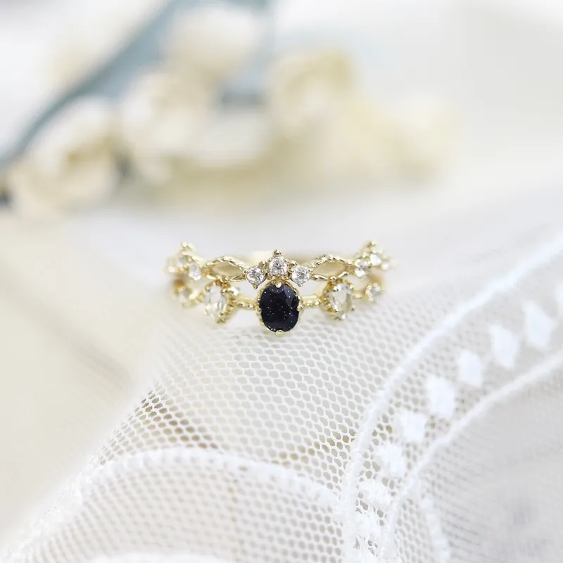 Abbott Atelier black wedding band