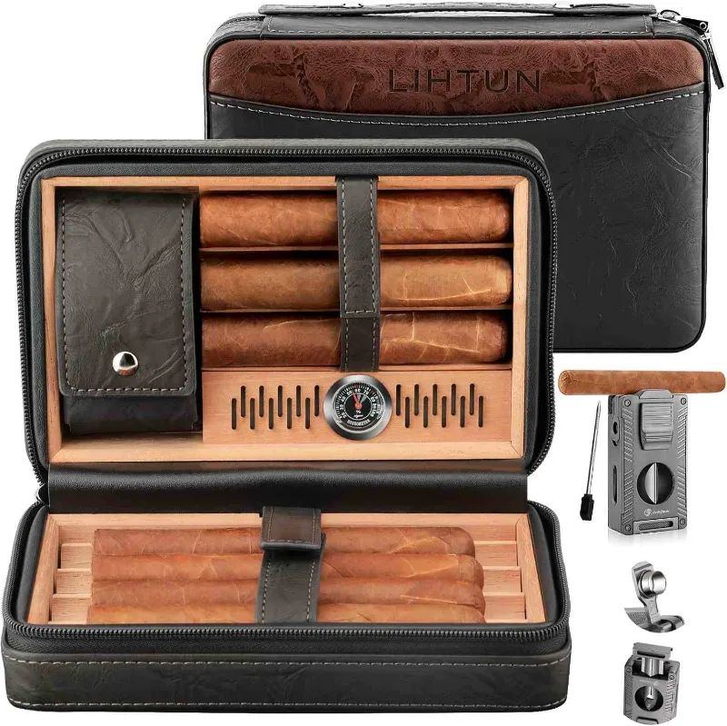 XIFEI CIGAR ACCESSORIES travel humidor