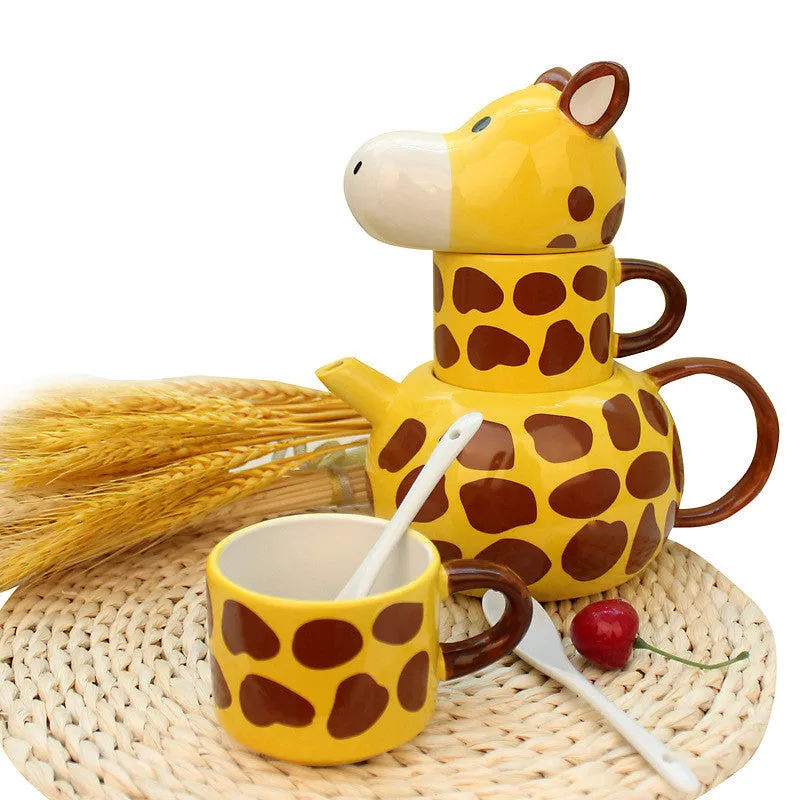 RORA TEAPOT giraffe teapot shaped brewing vessel