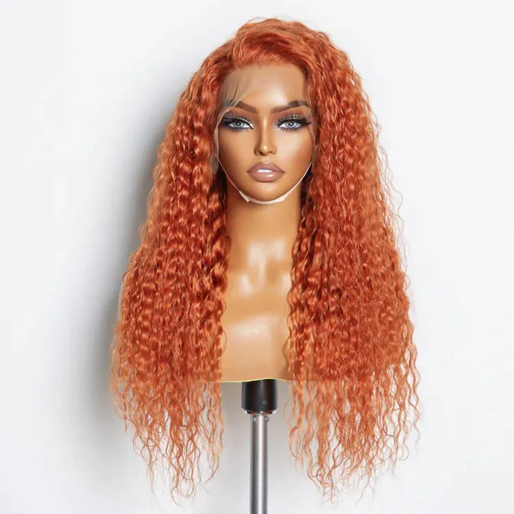 Ulofey long ginger hair wig