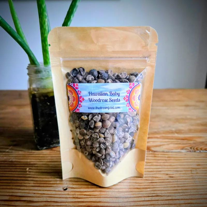 The Dream Joint hawaiian baby woodrose seeds in botanical packaging