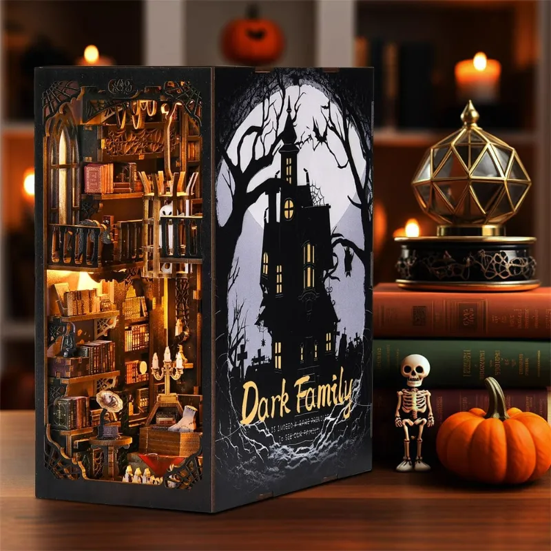 Woodbests book nook kit miniature bookshelf insert