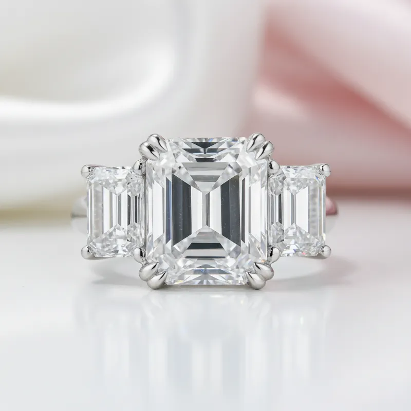 Black Diamonds New York ring emerald cut diamond