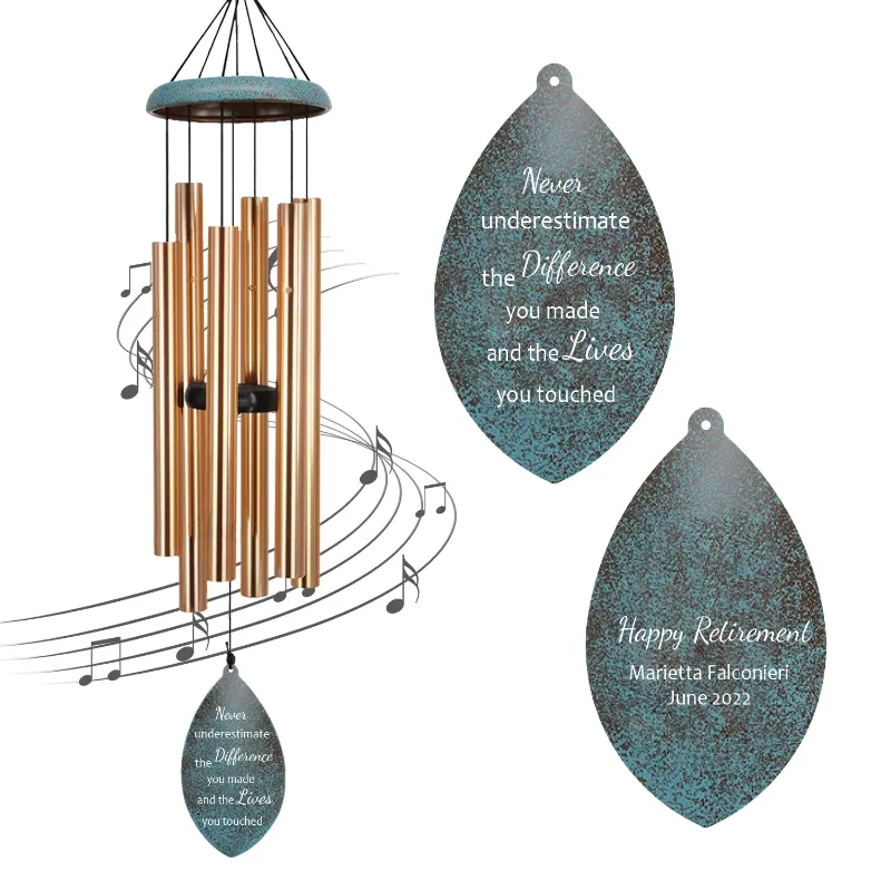 Astarin bamboo wind bell natural outdoor decor
