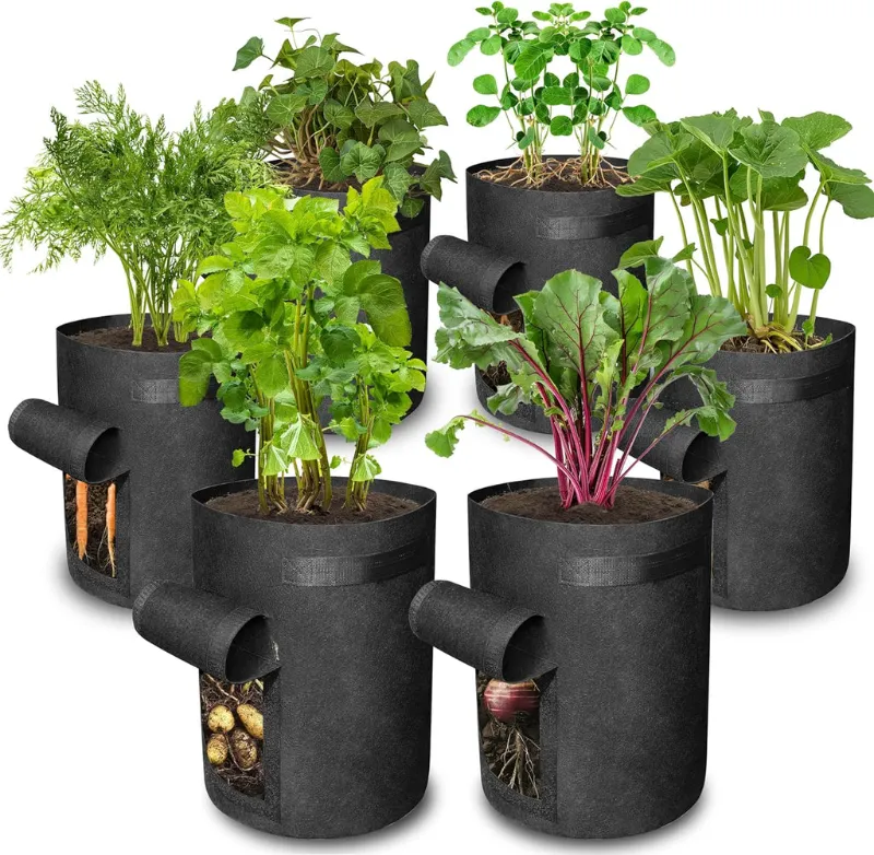 Gardzen potato grow bags for container gardening