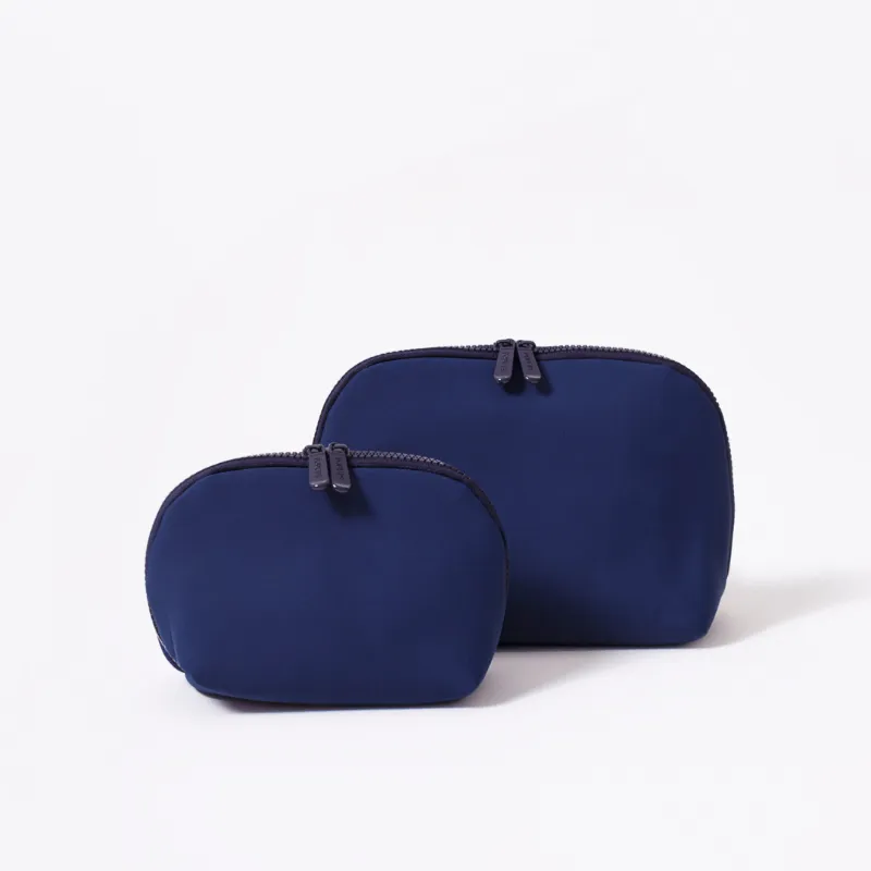 Pop Ups Brand blue makeup bag