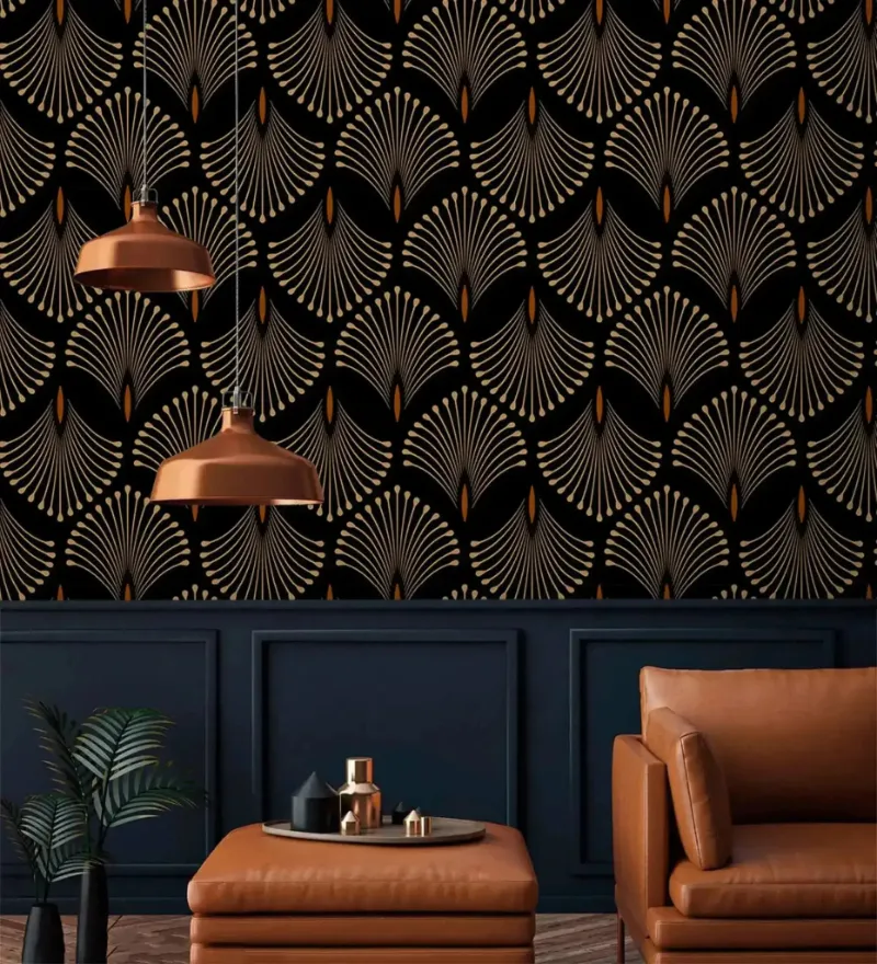 Maia Homes art deco wallpaper