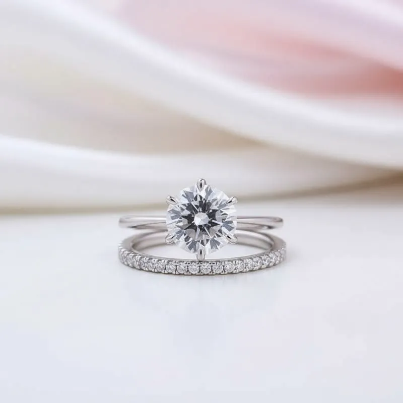 Black Diamonds New York wedding ring set