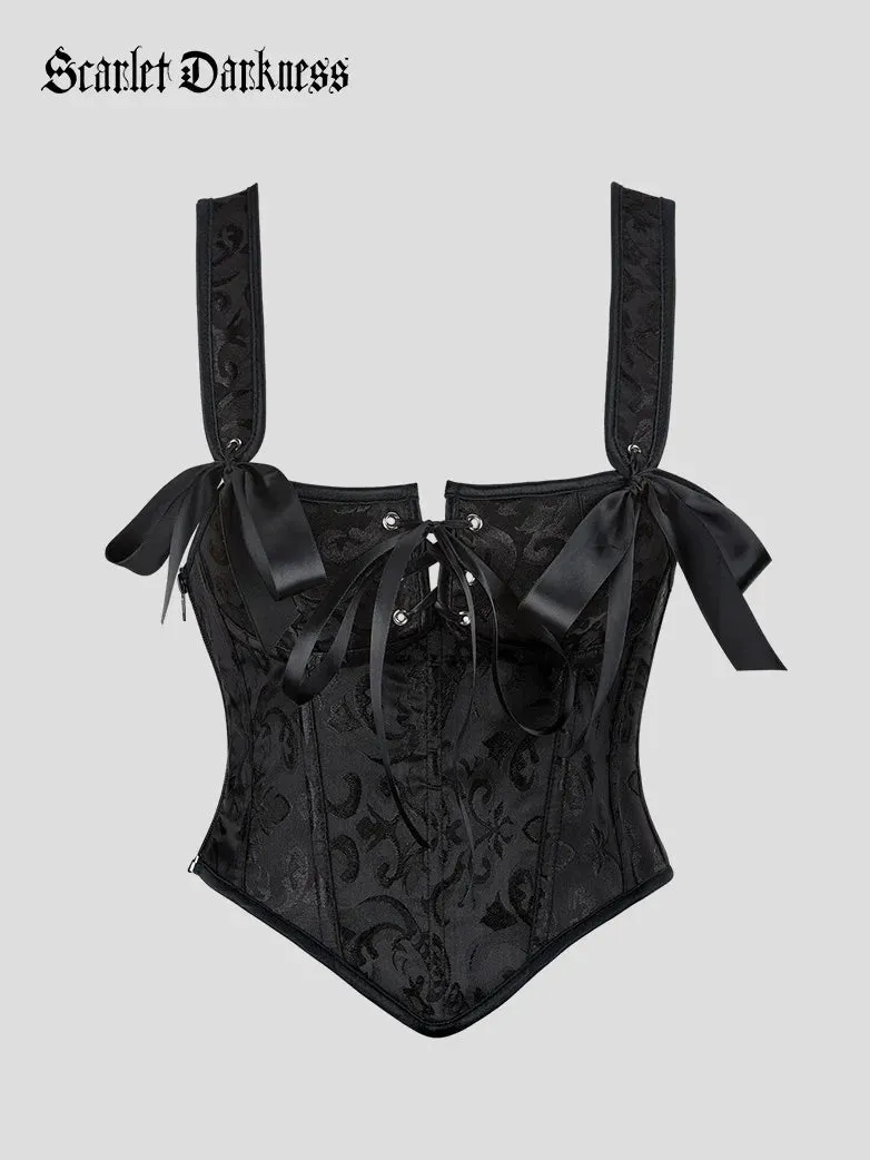 Scarlet Darkness black corset
