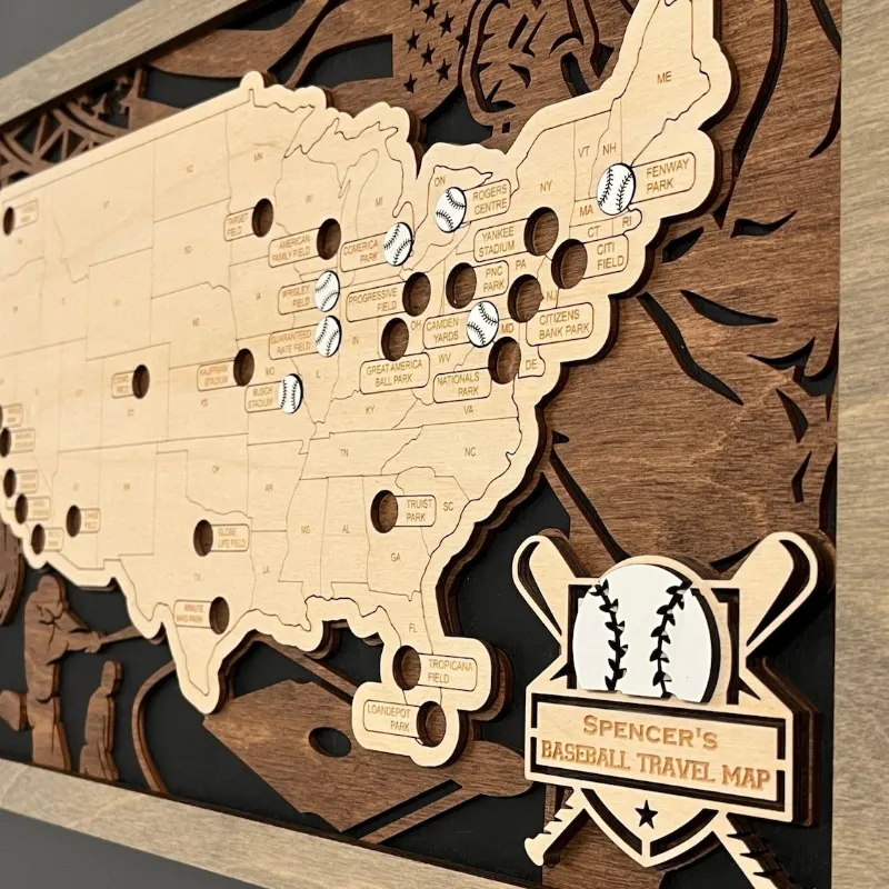 CustomFam mlb baseball map showing stadium locations