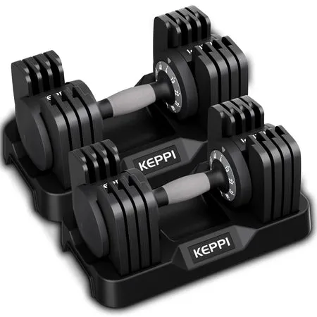 Keppi Fitness 40 pound dumbbells