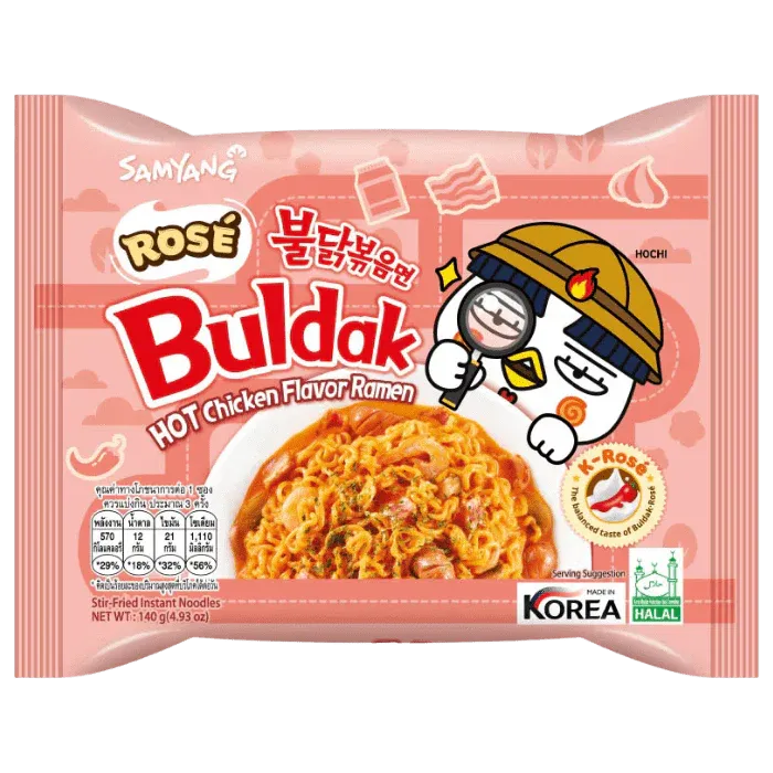 Kore Kawaii pink buldak instant ramen