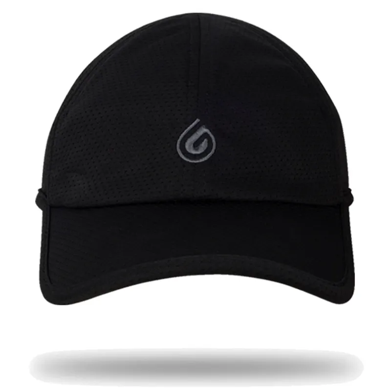 Gymwrap black fitness hat for active wear