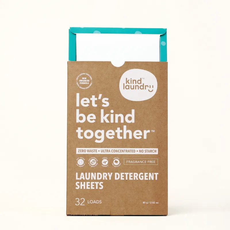 Kind Laundry laundry detergent sheets