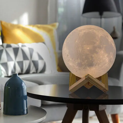 The Original Moon Lamp lunar moon light lamp featuring detailed moon surface