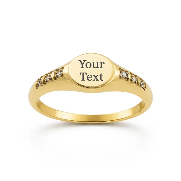 AMADI Jewelry engraved signet ring