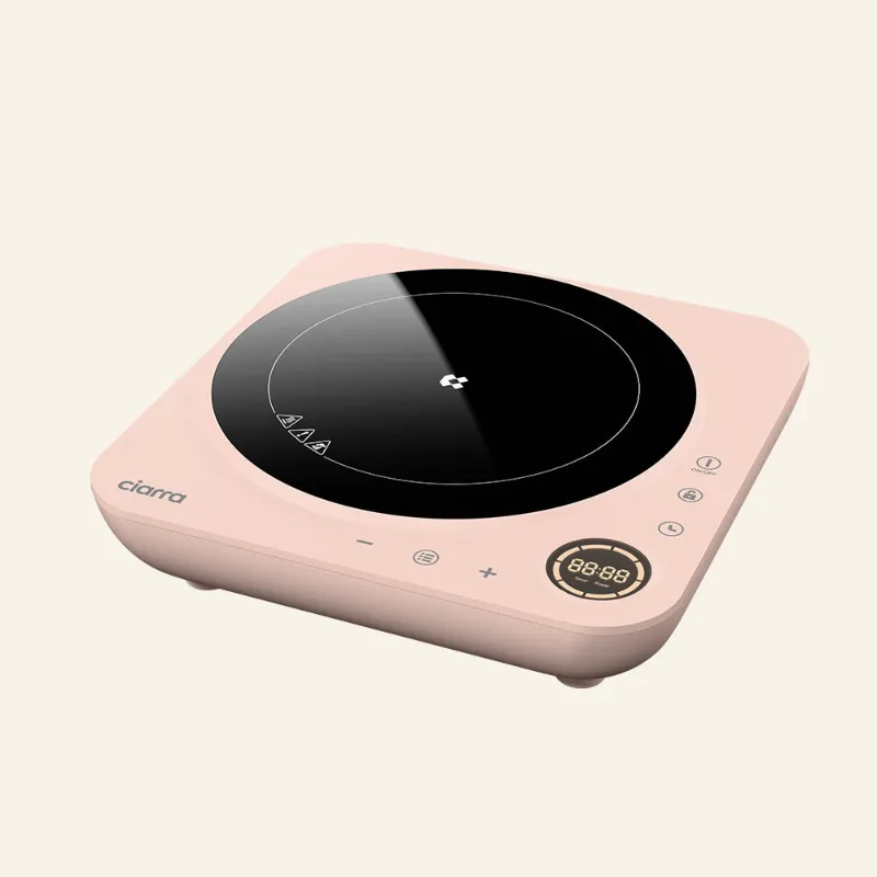 Ciarra Gadgets pink pots and pans cookware set
