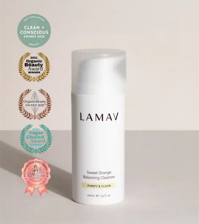 LAMAV orange face wash