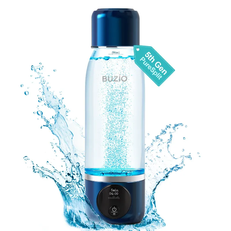 Buzio portable hydrogen water bottles