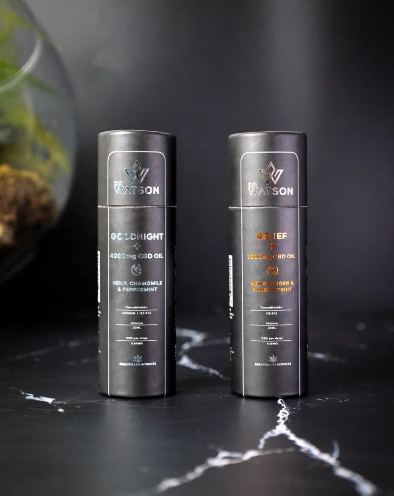Dr Watson CBD nose spray bottle
