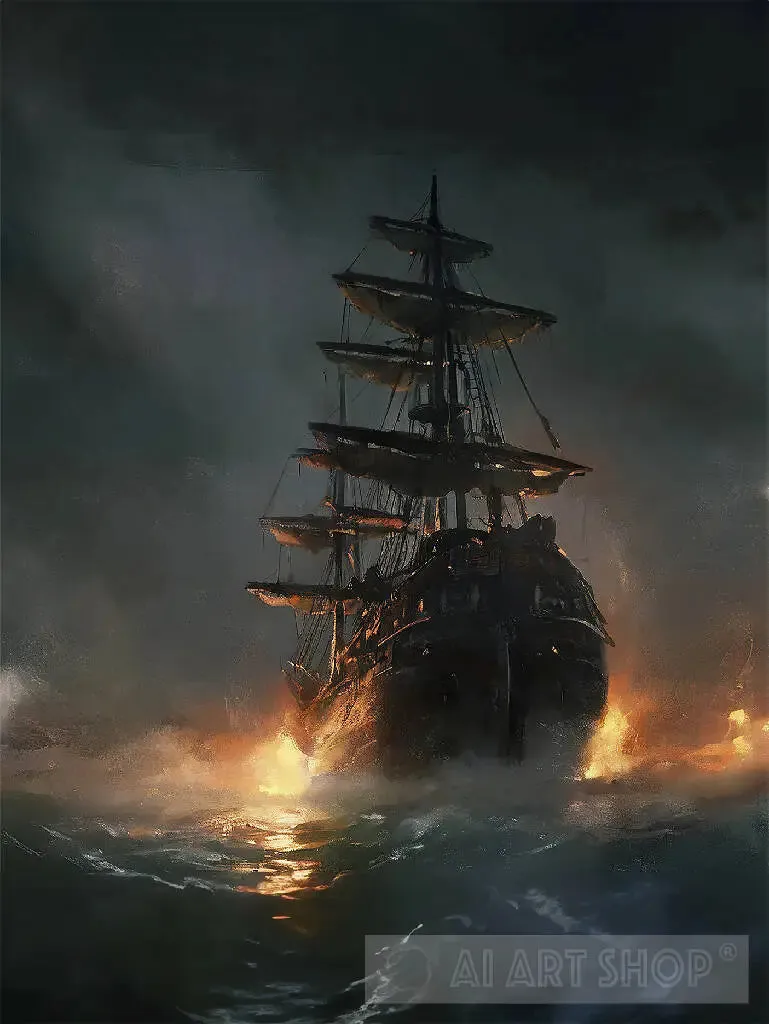 AI Art Shop AI Art armada art print