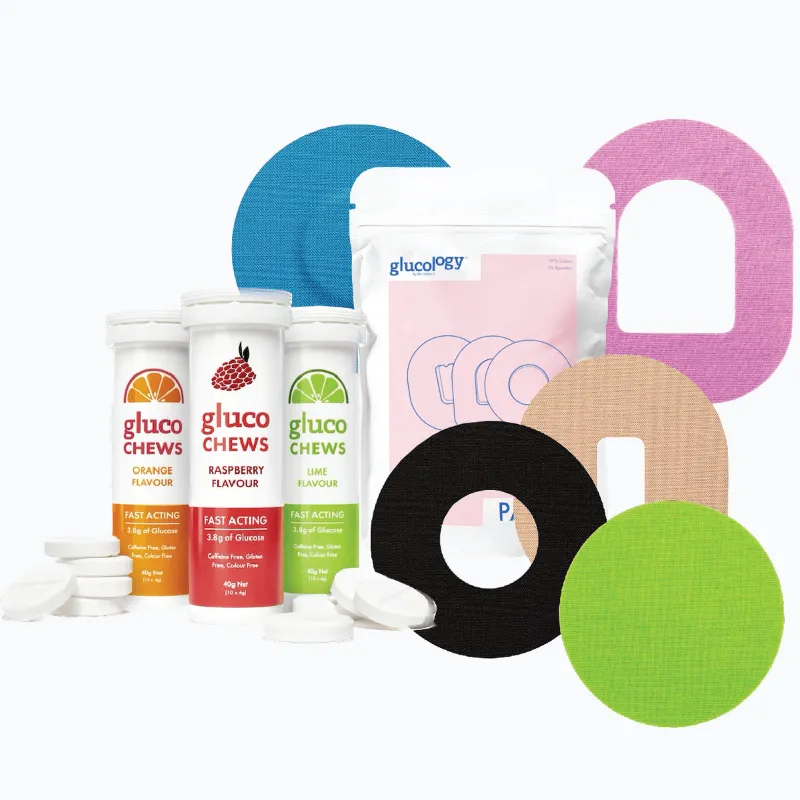Glucology blood sugar monitor patch for CGM adhesion