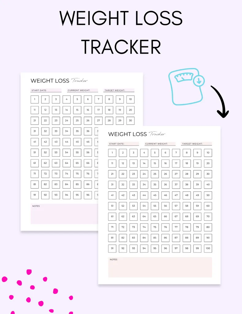 Jessica Autumn Planners weight loss planner health organizer