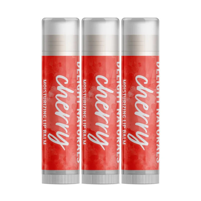 Delight Naturals cherry lip balm