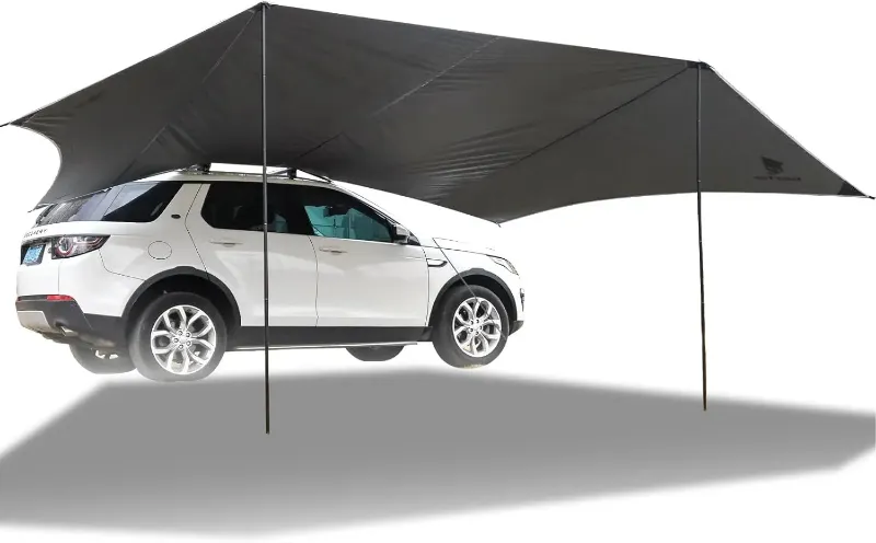 GeerTop Outdoor car tarp for vehicle coverage