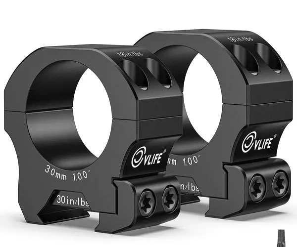 CVLIFE 30mm scope rings mounting hardware
