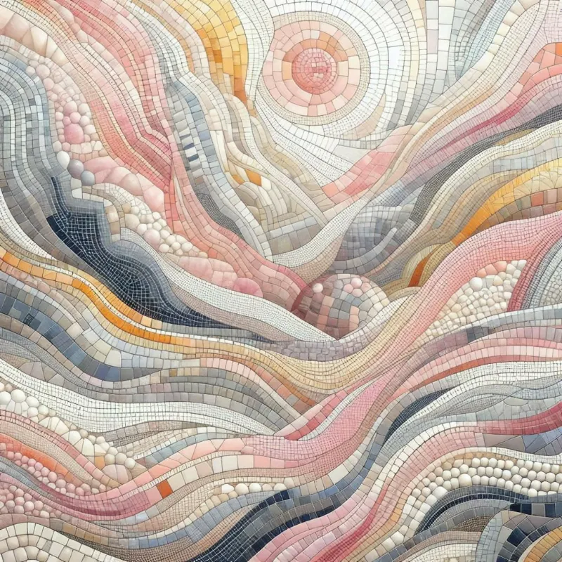 AI Art Shop mosaic art art print