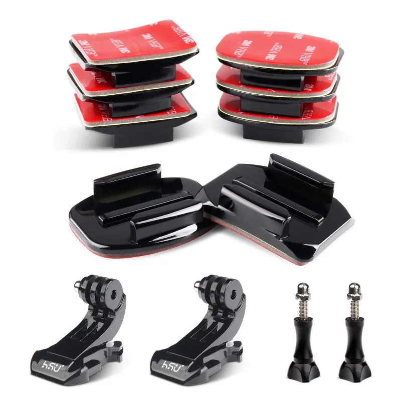 HSUSHOP GoPro adhesive mounts for stick-on camera attachment
