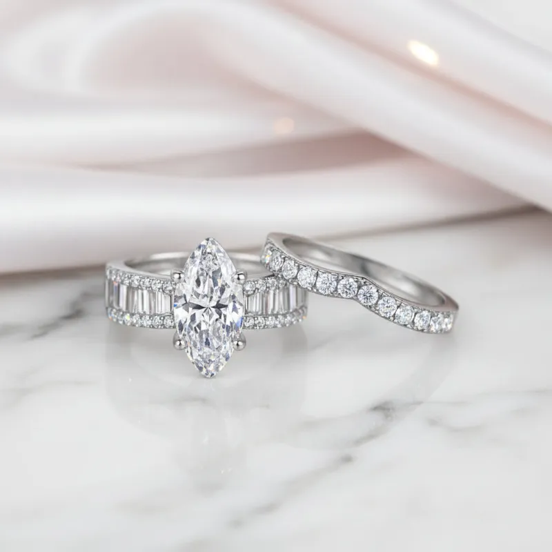 Black Diamonds New York 3 carat marquise diamond ring
