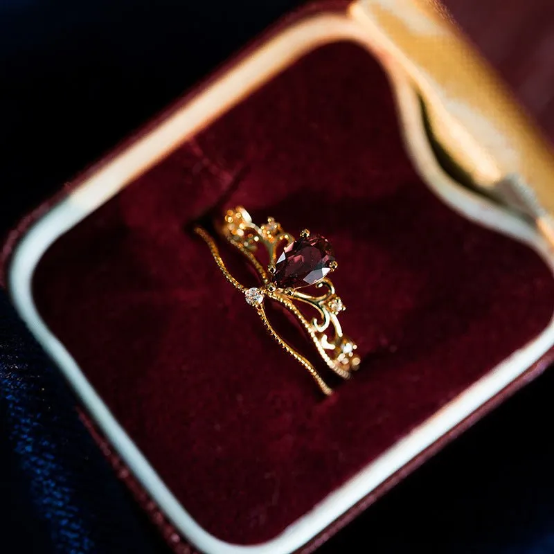 Abbott Atelier garnet ring jewelry