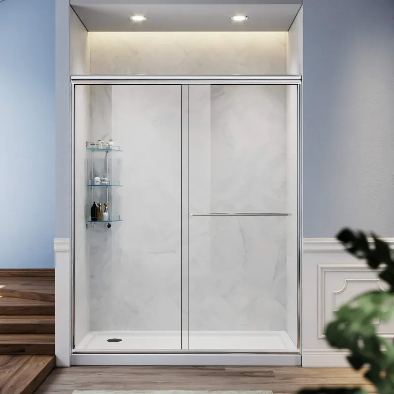 SUNNY SHOWER sliding glass doors