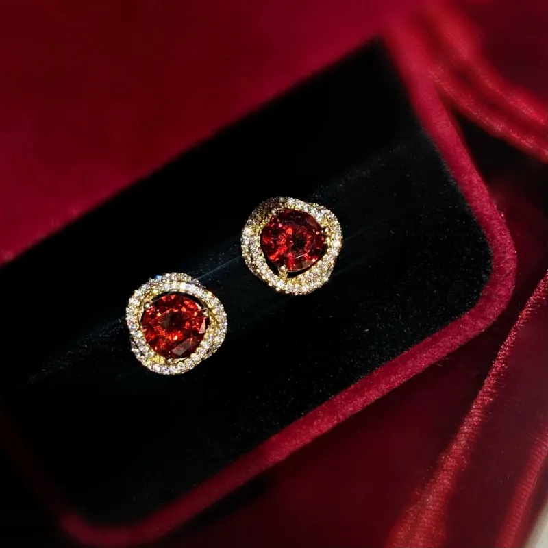 Abbott Atelier ruby stud earrings