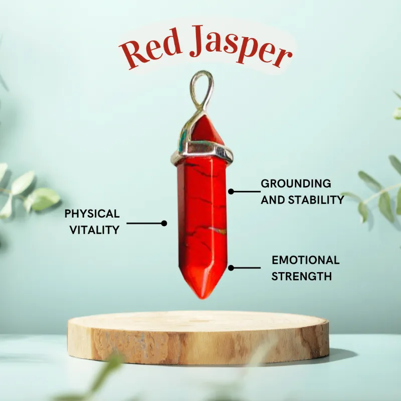 Turix Crystals red jasper jewelry piece