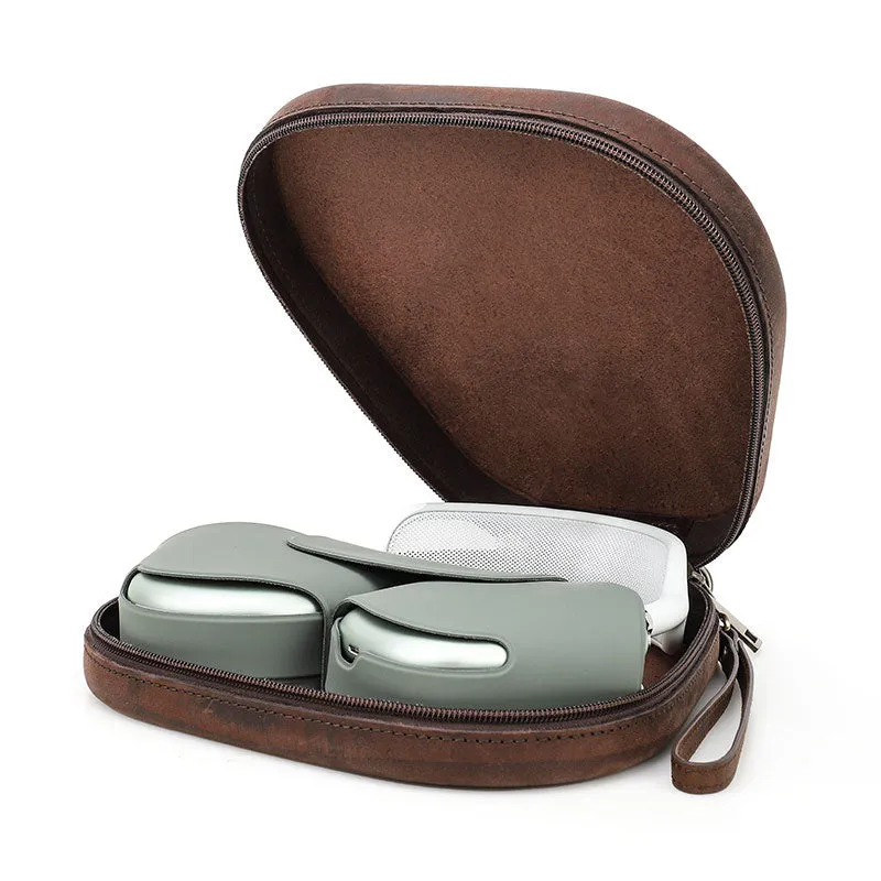 Luke Case AirPods Max fuchsia smooth leather case