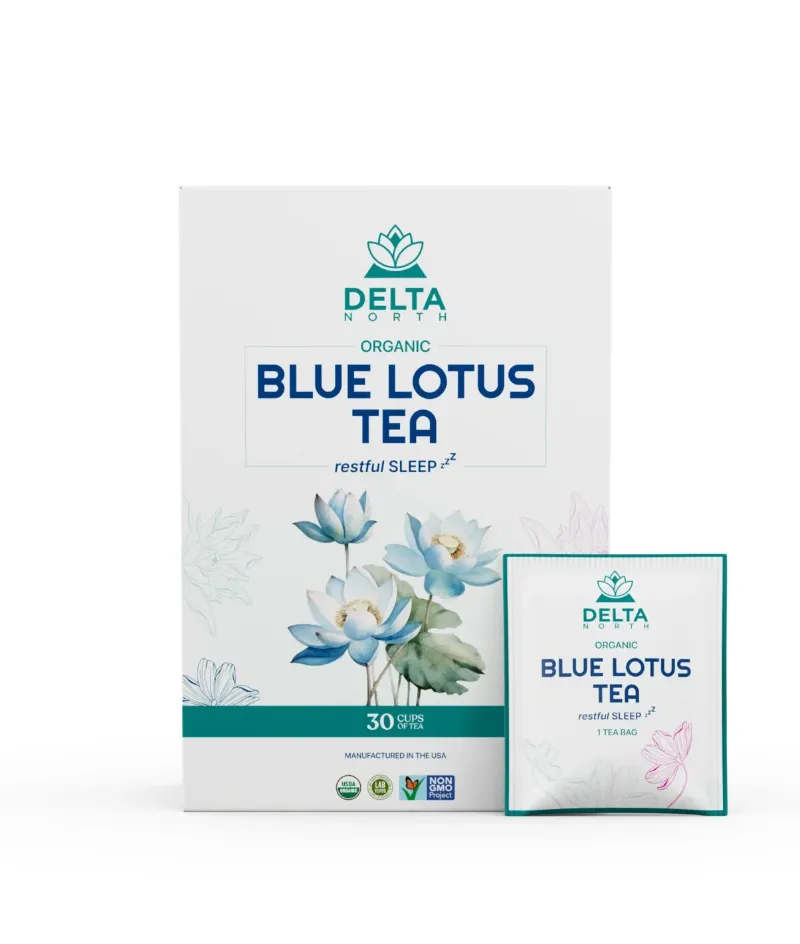 Delta North Tea blue lotus tea herbal tea