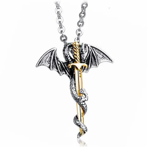 Autumn Dragon dragon necklace