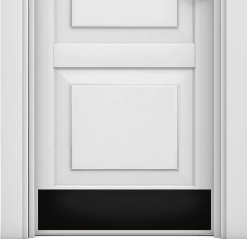 Deck the Door Decor kick plates